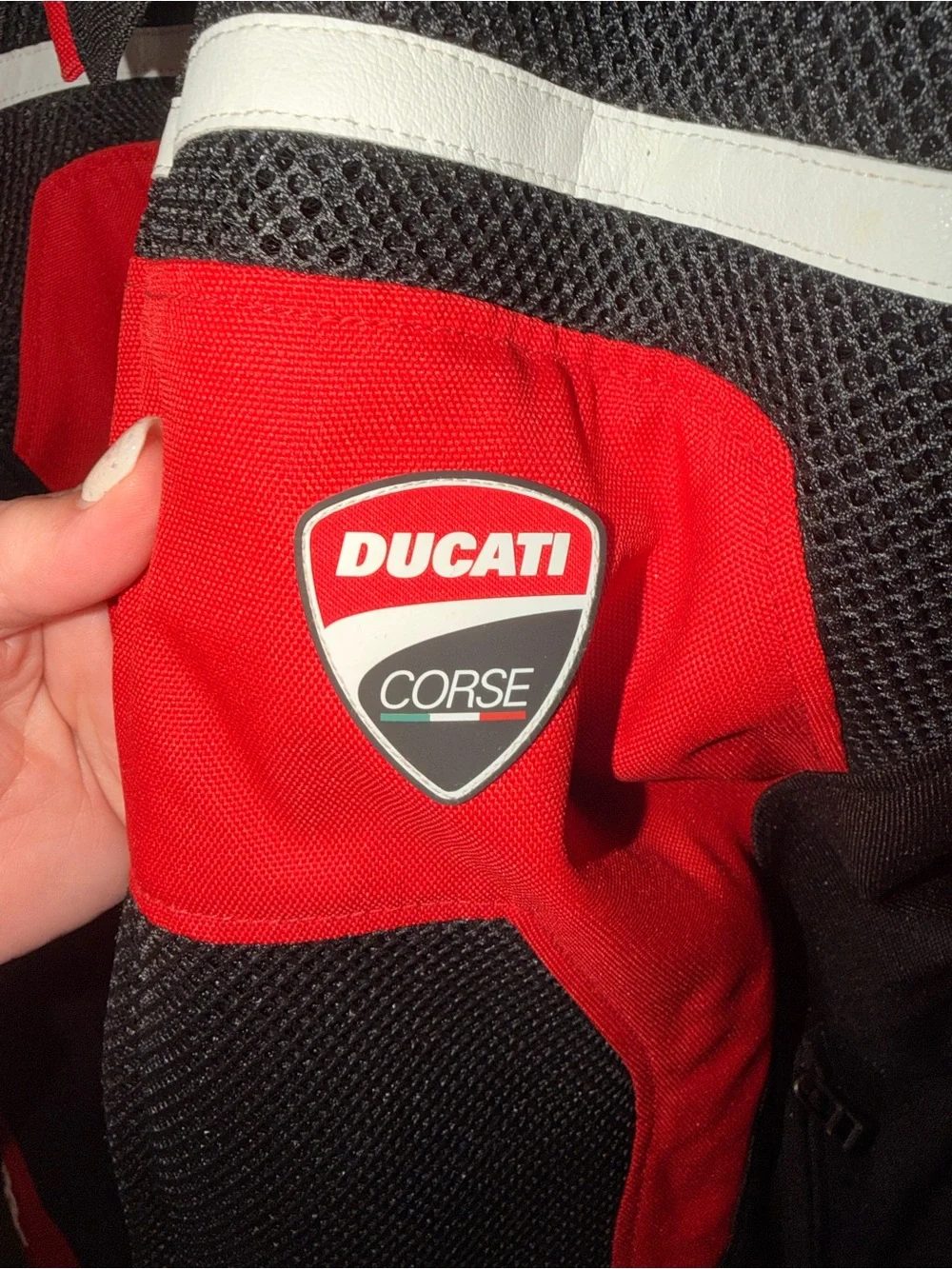 Ducati Corse Tex C2 Jacket - Black & Red - Picture 4 of 8